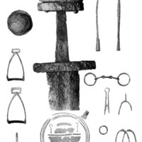 Inventory of a male grave of Wiskiauten, 10th cent. A.D.